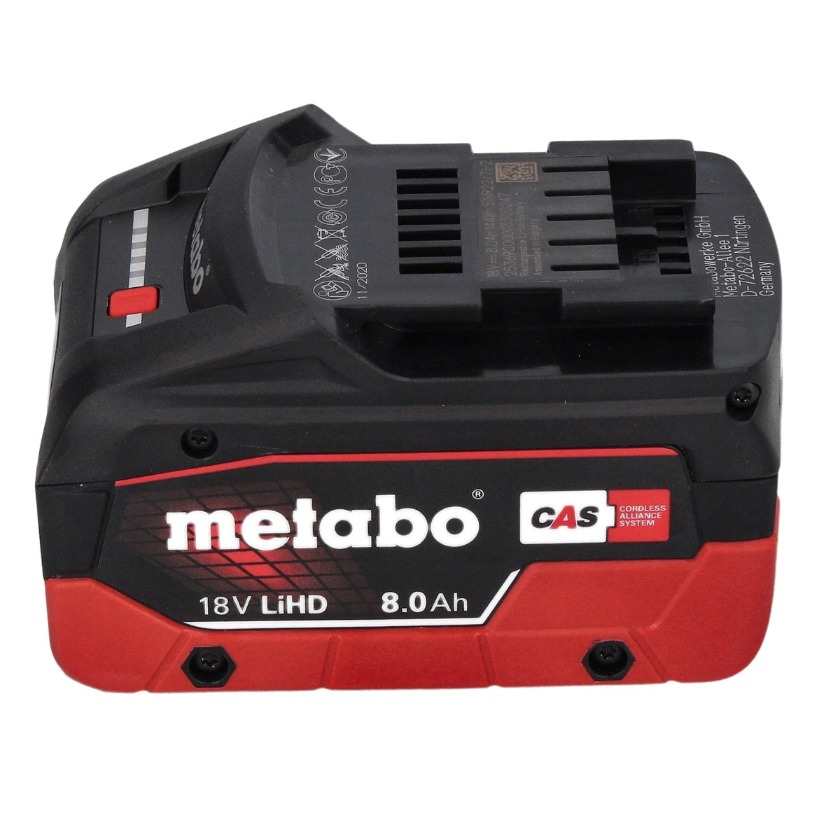 Metabo NP 18 LTX BL 5.0 pistolet à riveter aveugle sur batterie 18 V 10 kN sans balais + 1x batterie 8,0 Ah + métaBOX - sans chargeur