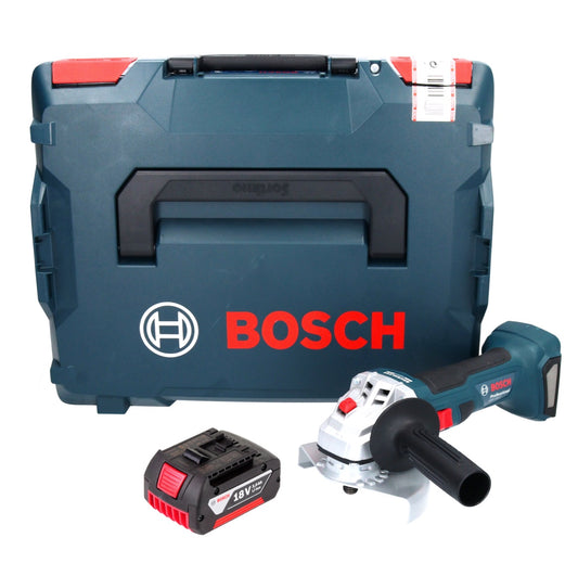 Bosch GWS 18V-7 Professional Akku Winkelschleifer 18 V 125 mm 22,23 mm Brushless + 1x Akku 3,0 Ah  + L-Boxx - ohne Ladegerät