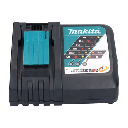 Kit d'alimentation Makita 18 V avec 2 batteries BL 1850 B 5,0 Ah + chargeur rapide DC 18 RC + Makpac (197624-2)