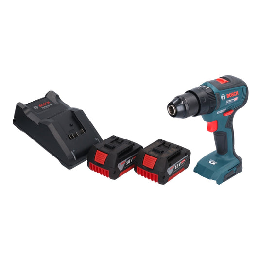 Bosch GSB 18V-55 Professional Akku Schlagbohrschrauber 18 V 55 Nm Brushless + 2x Akku 5,0 Ah + Ladegerät - Toolbrothers