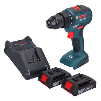 Bosch GSR 18V-55 Professional perceuse-visseuse sans fil 18 V 55 Nm sans balais + 2 batteries 2,0 Ah + chargeur