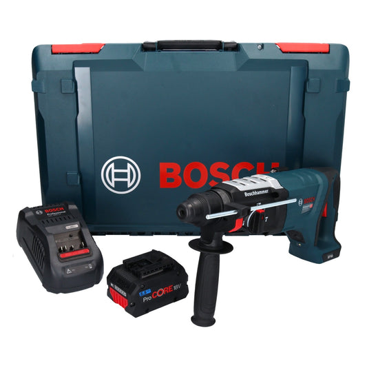 Bosch GBH 18V-28 DC Professional Akku Bohrhammer 18 V 3,4 J SDS Plus Brushless + 1x ProCORE Akku 5,5 Ah + Ladegerät + XL-Boxx