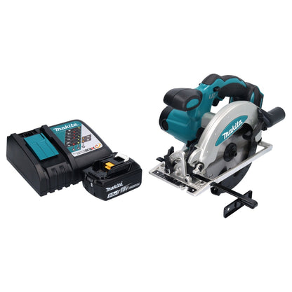 Makita DSS 610 RT1 scie circulaire sur batterie 18 V 165 mm + 1x batterie 5,0 Ah + chargeur