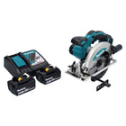 Sierra circular de batería Makita DSS 610 RG 18 V 165 mm + 2 baterías 6,0 Ah + cargador