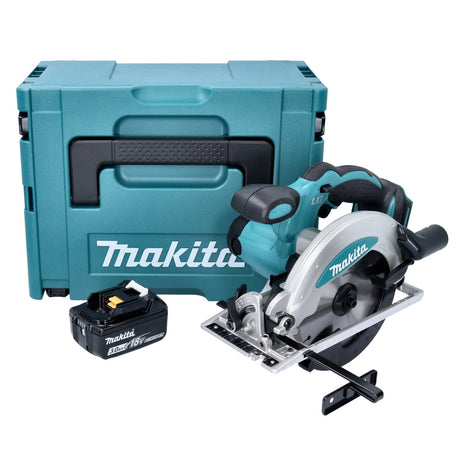 Scie circulaire sans fil Makita DSS 610 F1J 18 V 165 mm + 1x batterie 3,0 Ah + Makpac - sans chargeur