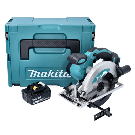 Makita DSS 610 T1J Akku Handkreissäge 18 V 165 mm + 1x Akku 5,0 Ah + Makpac - ohne Ladegerät