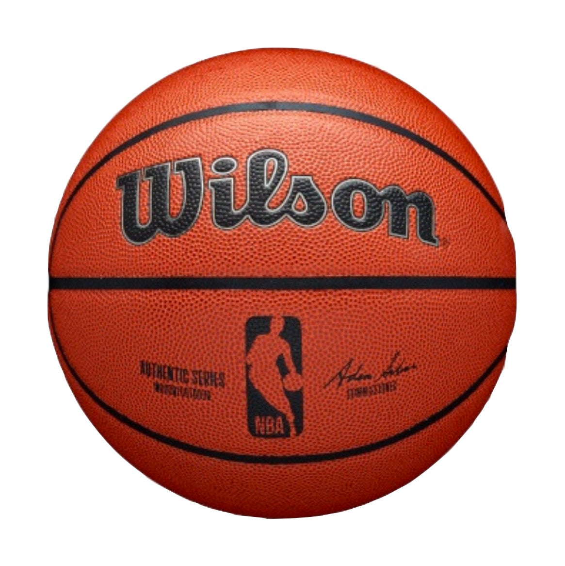 Wilson Basketball NBA Authentic Series Intérieur/Extérieur Cuir Mixte Taille : 7 Orange