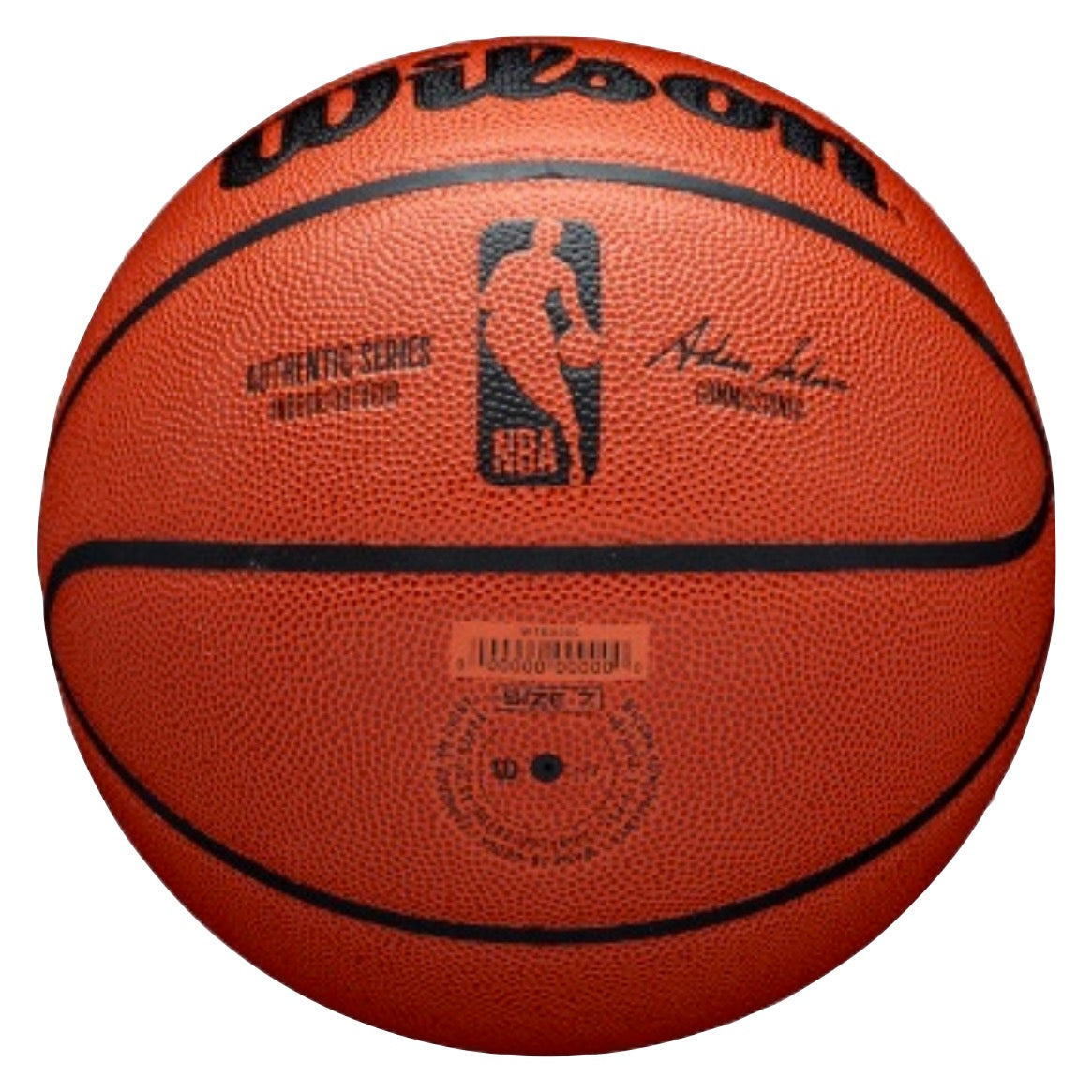 Wilson Basketball NBA Authentic Series Intérieur/Extérieur Cuir Mixte Taille : 7 Orange