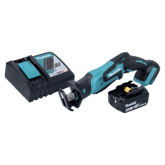 Makita DJR 185 RT1 batterie scie sabre Recipro 18 V + 1x batterie 5,0 Ah + chargeur