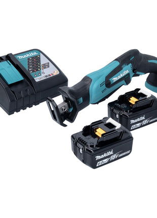 Makita DJR 185 RG batterie scie sabre Recipro 18 V + 2x batteries 6,0 Ah + chargeur