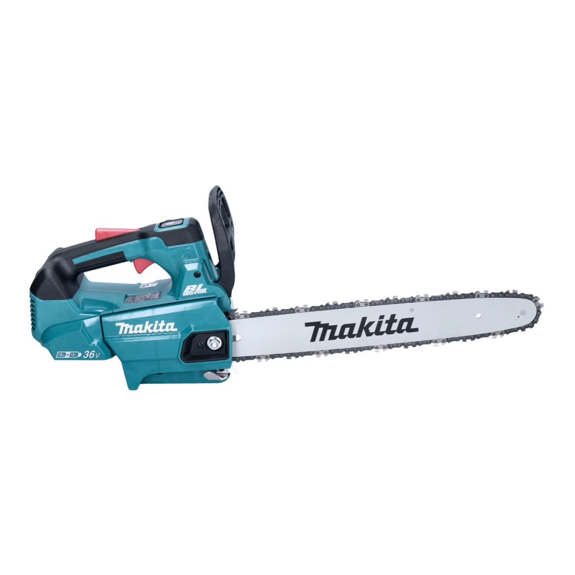 Makita DUC 406 FB Akku Kettensäge 36 V ( 2x 18 V ) 40 cm Brushless + 2x Akku 3,0 Ah - ohne Ladegerät