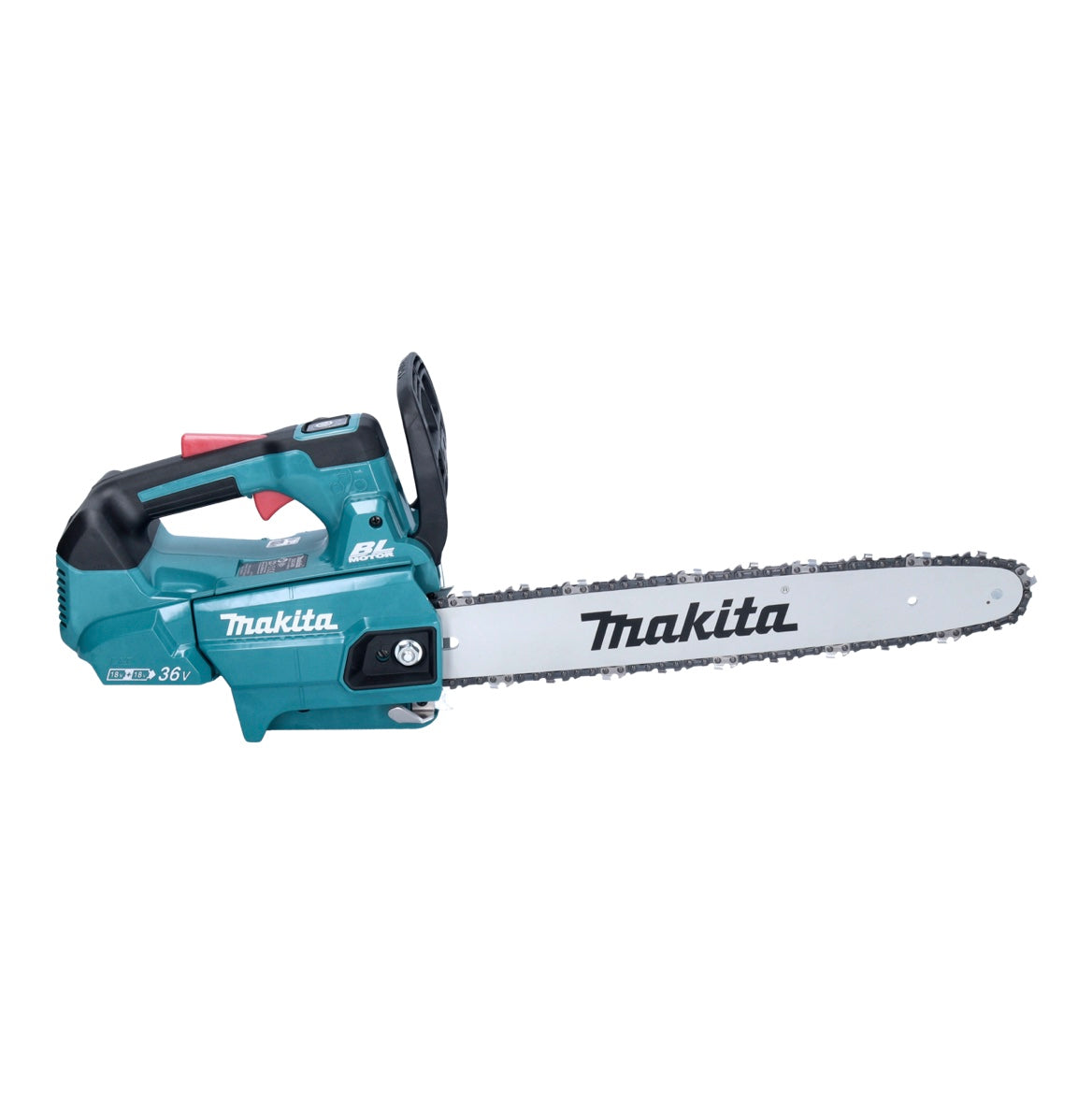 Makita DUC 406 RFB Akku Kettensäge 36 V ( 2x 18 V ) 40 cm Brushless + 2x Akku 3,0 Ah + Ladegerät