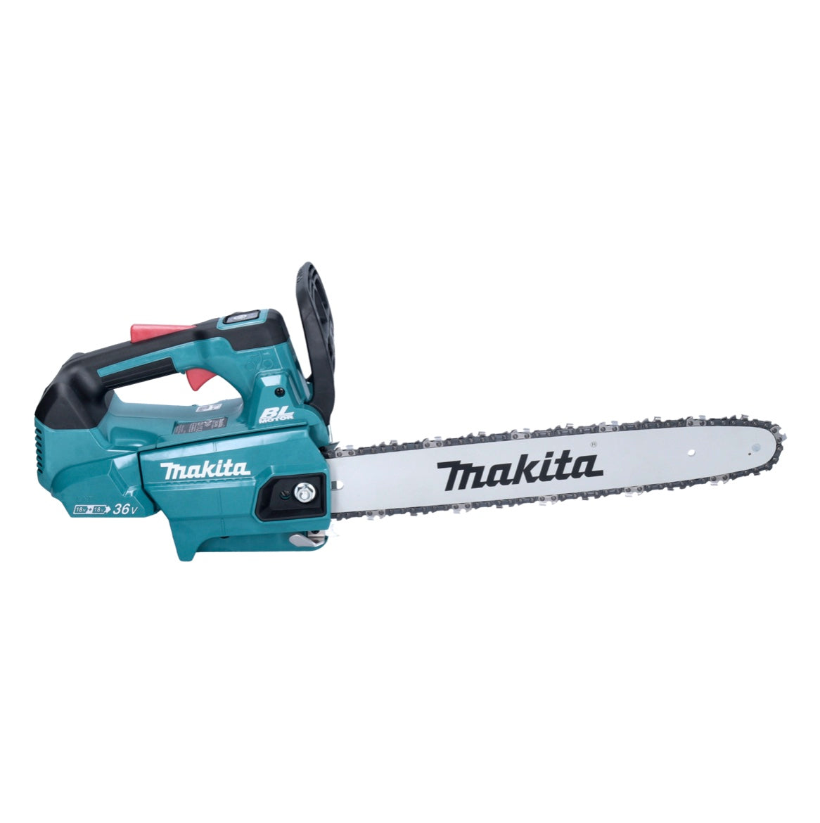 Tronçonneuse à batterie Makita DUC 406 PFB 36 V (2x 18 V) 40 cm sans balais + 2x batterie 3,0 Ah + double chargeur