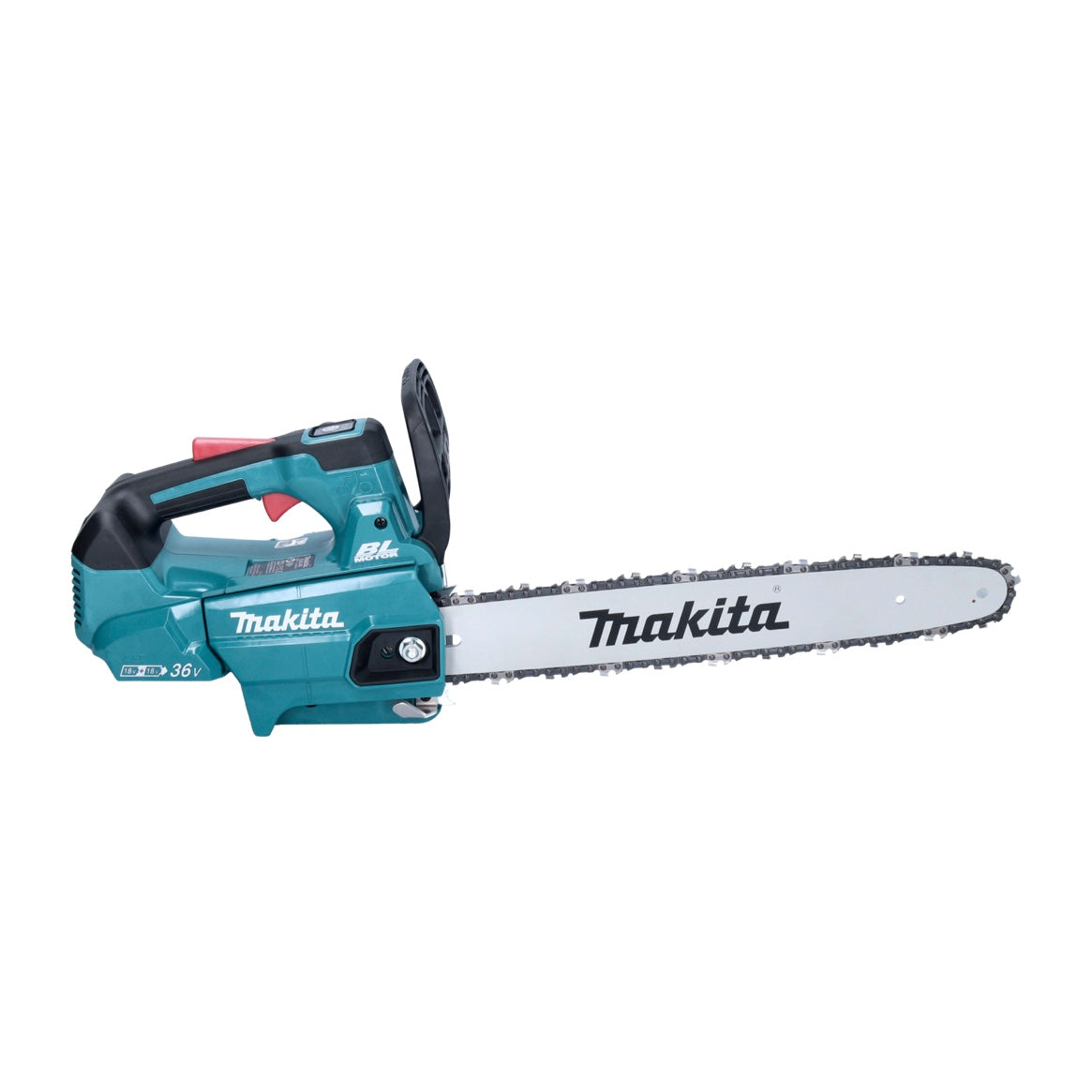 Makita DUC 406 RTB Akku Kettensäge 36 V ( 2x 18 V ) 40 cm Brushless + 2x Akku 5,0 Ah + Ladegerät