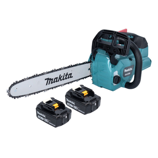 Tronçonneuse à batterie Makita DUC 356 MB 36 V (2x 18 V) 35 cm sans balais + 2x batterie 4,0 Ah - sans chargeur