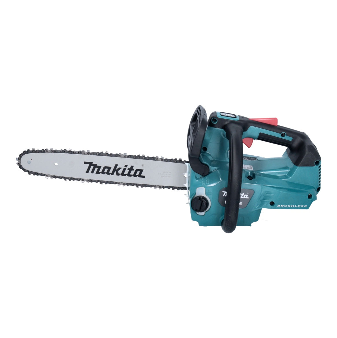 Makita DUC 356 PMB Akku Kettensäge 36 V ( 2x 18 V ) 35 cm Brushless + 2x Akku 4,0 Ah + Doppelladegerät