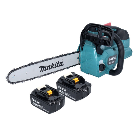 Tronçonneuse à batterie Makita DUC 356 GB 36 V (2x 18 V) 35 cm sans balais + 2x batterie 6,0 Ah - sans chargeur