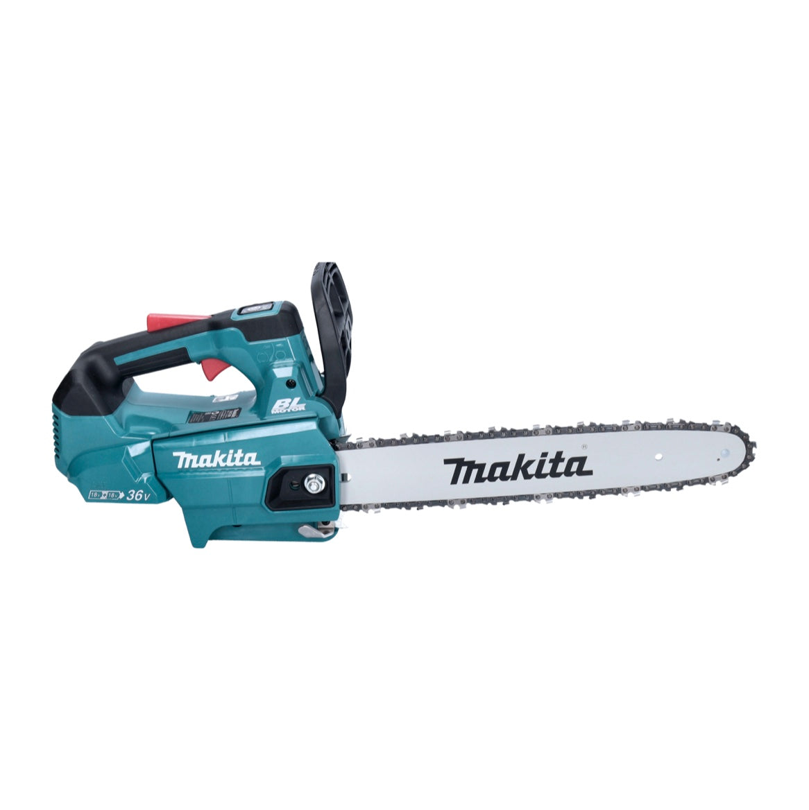 Tronçonneuse à batterie Makita DUC 356 GB 36 V (2x 18 V) 35 cm sans balais + 2x batterie 6,0 Ah - sans chargeur