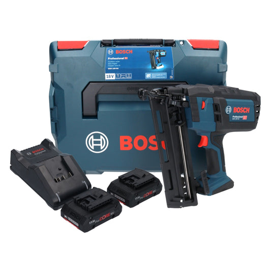 Bosch GNH 18V-64 Akku Nagler 18 V 64 mm 1,6 mm + 2x ProCORE Akku 4,0 Ah + Ladegerät + L-Boxx ( 0601481102 ) - Toolbrothers