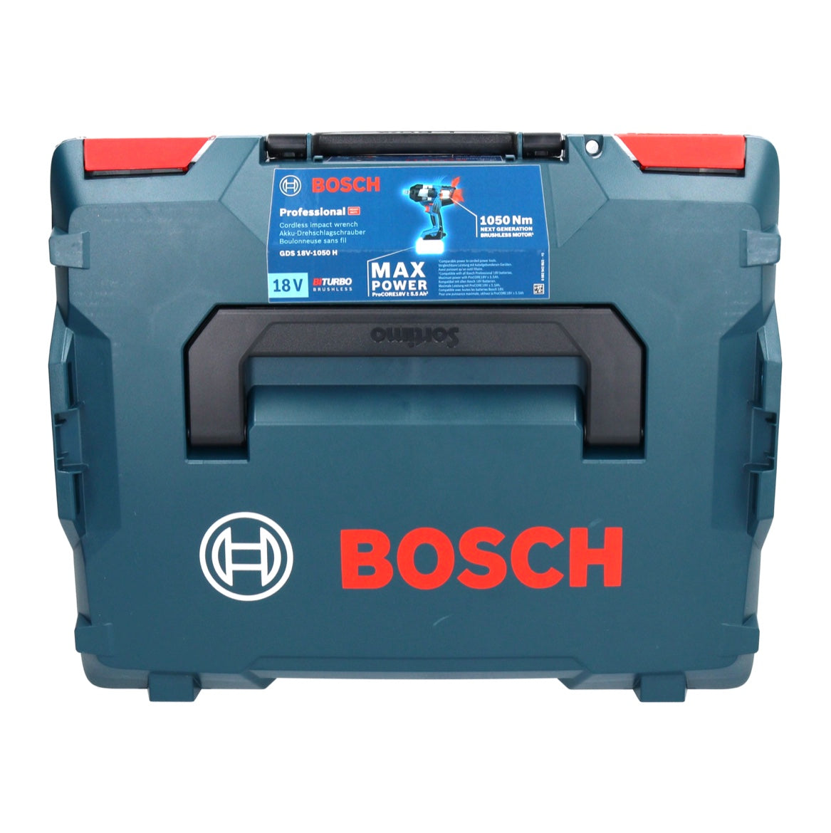 Bosch GDS 18V-1050 H  Akku Drehschlagschrauber 18 V 1050 Nm 3/4" Biturbo Brushless + 1x ProCORE Akku 4,0 Ah + Ladegerät + L-Boxx