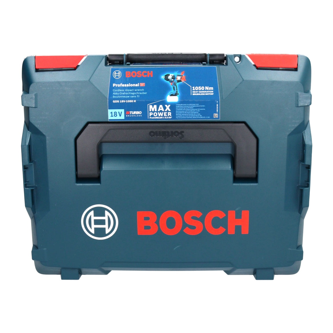 Clé à chocs rotative sans fil Bosch GDS 18V-1050 H 18 V 1050 Nm 3/4" Biturbo brushless + 1x batterie ProCORE 5,5 Ah + L-Boxx - sans chargeur