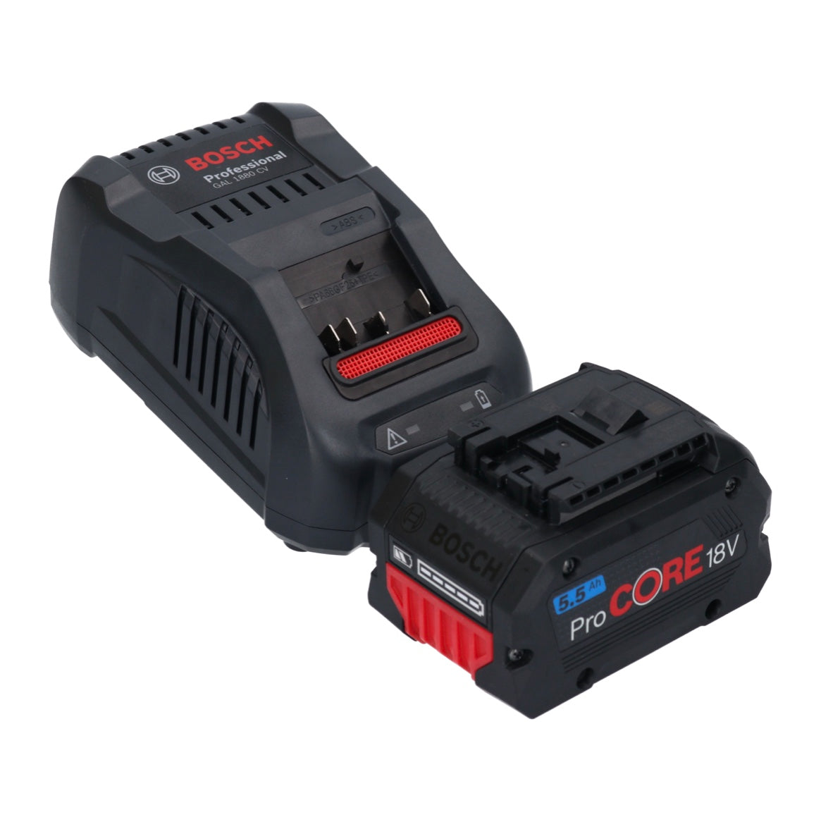 Clé à chocs rotative sans fil Bosch GDS 18V-1050 H 18 V 1050 Nm 3/4" Biturbo brushless + 1x batterie ProCORE 5,5 Ah + chargeur + L-Boxx