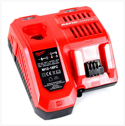 Milwaukee M12-18FC Schnell Ladegerät Universal für 12, 14 und 18 Volt Li-Ion Akkus ( 4932451079 / 4932451080 ) - Toolbrothers