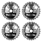 Makita CCM13625E SPECIALIZED EFFICUT lame de scie 4 pièces (4x E-12120) 136 x 1,4 x 20 mm 25 dents pour le bois