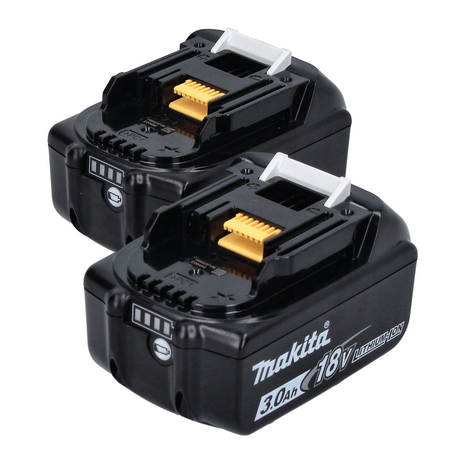 Makita BL 1830 B Li-Ion Akku Set 2x 18 V 3,0 Ah / 3000 mAh ( 2x 197599-5 ) mit LED Anzeige - original, kein Nachbau - Toolbrothers