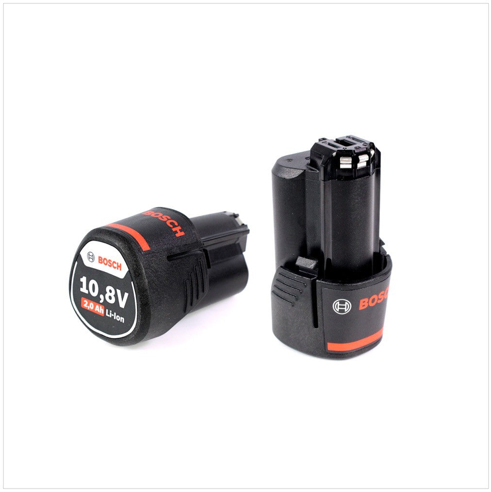 Bosch Akku Starter Set 2x GBA 10,8 V 2,0 Ah / 2000 mAh Li-Ion Professional ( 2607336879 ) - Toolbrothers