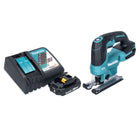 Makita DJV 184 RA1 scie sauteuse pendulaire sur batterie 18 V sans balais + 1x batterie 2,0 Ah + chargeur