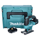 Makita DJV 184 A1J Akku Pendelhub Stichsäge 18 V Brushless + 1x Akku 2,0 Ah + Makpac - ohne Ladegerät