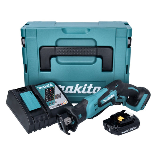 Makita DJR 185 RA1J batterie scie sabre Recipro 18 V + 1x batterie 2,0 Ah + chargeur + Makpac