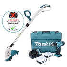 Makita UR 180 DZ Akku Rasentrimmer 18 V 260 mm G-Serie + DF 457 DWE Akku Bohrschrauber 18 V 42 Nm + 2x Akku 1,5 Ah + Ladegerät + Koffer - Toolbrothers