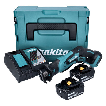 Makita DJR 185 RMJ batterie scie sabre Recipro 18 V + 2x batteries 4,0 Ah + chargeur + Makpac