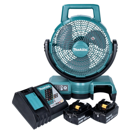 Ventilateur sur batterie Makita DCF 203 RT 14,4 V - 18 V + 2x batteries 5,0 Ah + chargeur