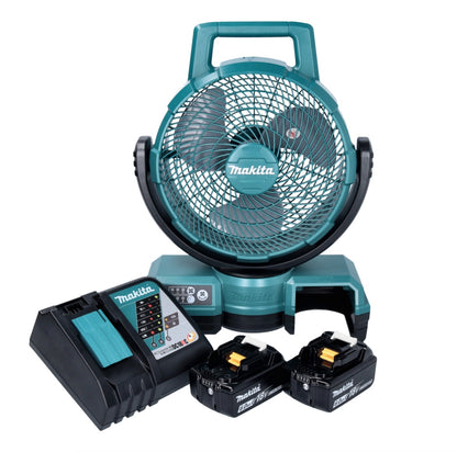 Ventilateur sur batterie Makita DCF 203 RG 14,4 V - 18 V + 2x batteries 6,0 Ah + chargeur