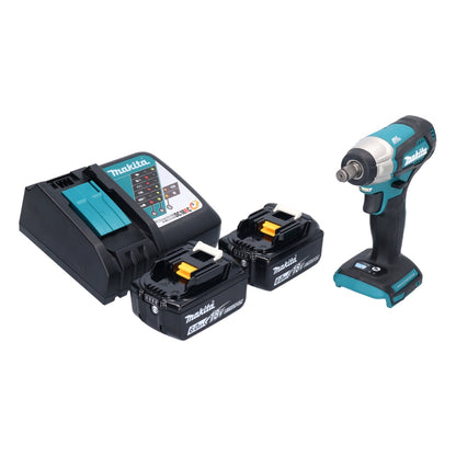 Makita DTW 181 RG clé à chocs sans fil 18 V 210 Nm 1/2" sans balai + 2x batteries 6,0 Ah + chargeur