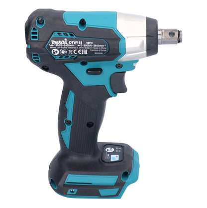 Makita DTW 181 RG Akku Schlagschrauber 18 V 210 Nm 1/2" Brushless + 2x Akku 6,0 Ah + Ladegerät