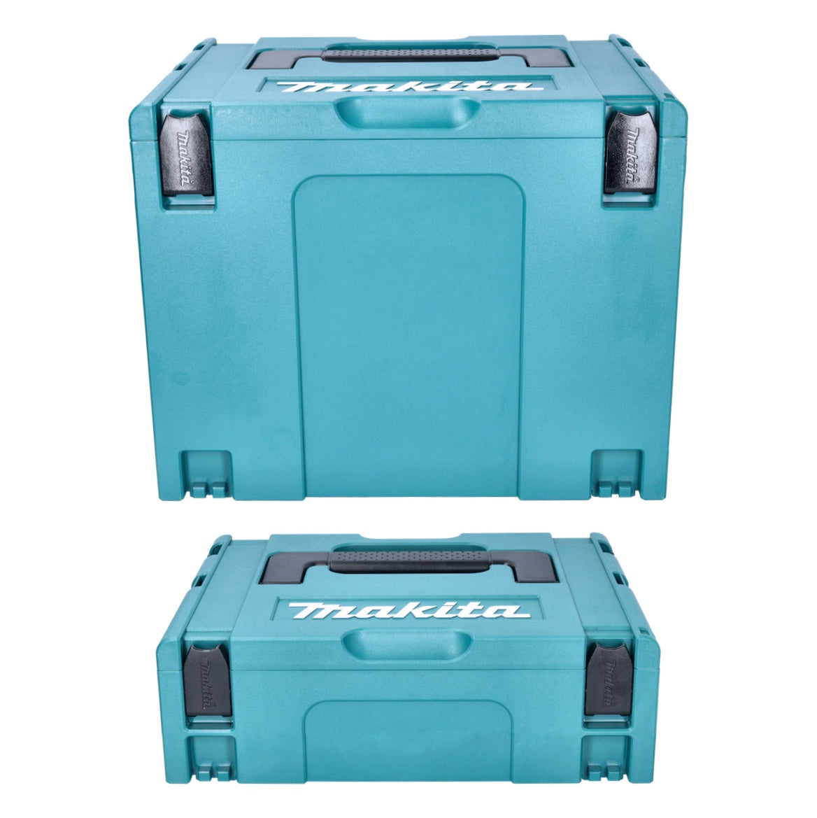 Taille de l'ensemble Makita Makpac 1 + 2 + 3 + 4 caisse de transport et caisse à outils