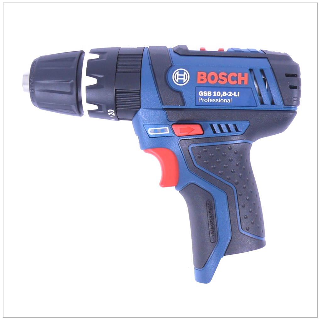 Bosch GSB 10,8-2-Li 10,8 V Li-Ion Professional Akku-Schlagbohrschrauber, das Gerät mit Einlage für L-BOXX, ohne Akku, ohne Ladegerät - Toolbrothers