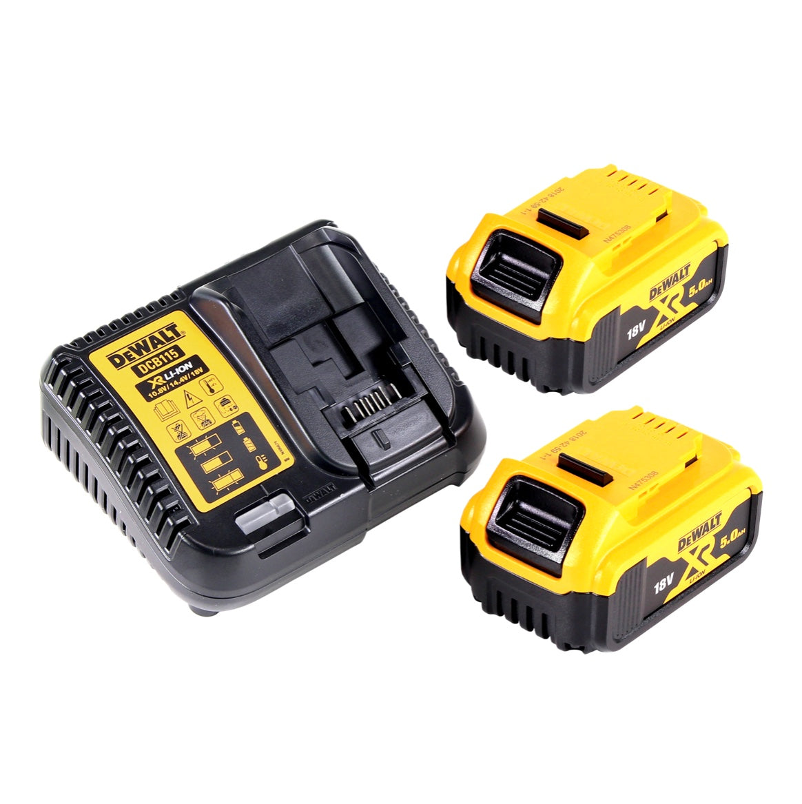 Visseuse pour cloisons sèches sans fil DeWalt DCF 620 P2K 18 V 30 Nm sans balais + 2 batteries 5,0 Ah + chargeur + chargeur + TSTAK