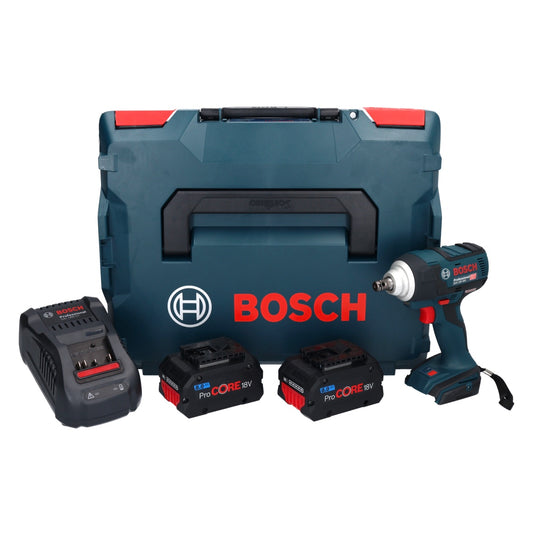 Visseuse à chocs sans fil Bosch GDS 18V-300 18 V 300 Nm 1/2" sans balai + 2x batterie ProCORE 8,0 Ah + chargeur + L-Boxx