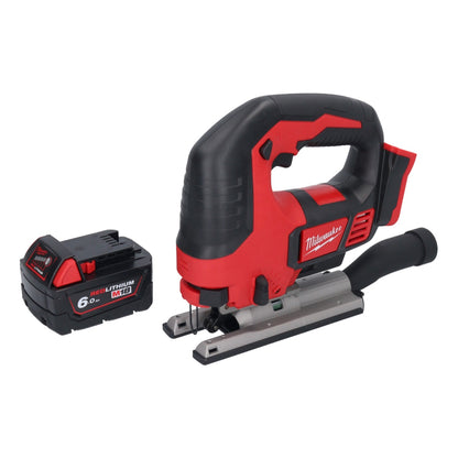 Scie sauteuse à batterie Milwaukee M18 BJS-601 18 V + 1x batterie 6,0 Ah - sans chargeur