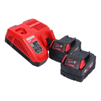 Souffleur à batterie Milwaukee M18 BBL-402 18 V + 2x batteries 4,0 Ah + chargeur