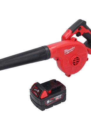 Souffleur sur batterie Milwaukee M18 BBL-501 18 V + 1x batterie 5,0 Ah - sans chargeur