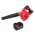 Souffleur sur batterie Milwaukee M18 BBL-501 18 V + 1x batterie 5,0 Ah - sans chargeur