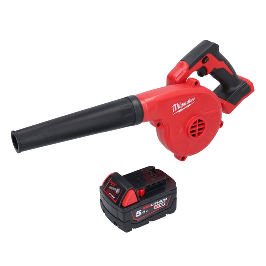 Milwaukee M18 BBL-501 Akku Gebläse 18 V + 1x Akku 5,0 Ah - ohne Ladegerät