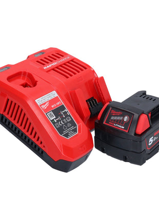 Souffleur sur batterie Milwaukee M18 BBL-501 18 V + 1x batterie 5,0 Ah + chargeur