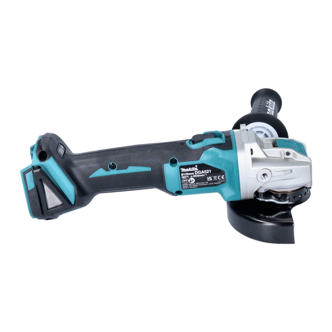 Makita DGA 521 RF1X1 Akku Winkelschleifer 18 V 125 mm X-LOCK Brushless + 1x Akku 3,0 Ah + Ladegerät